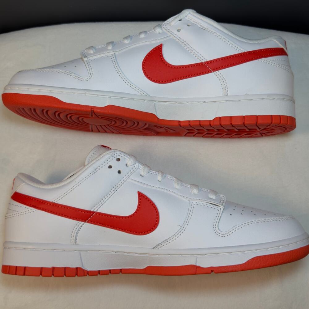 Nike Dunk Low Retro “White / Picante Red” – DV0831-103 | 10.5M - Picture 7 of 13